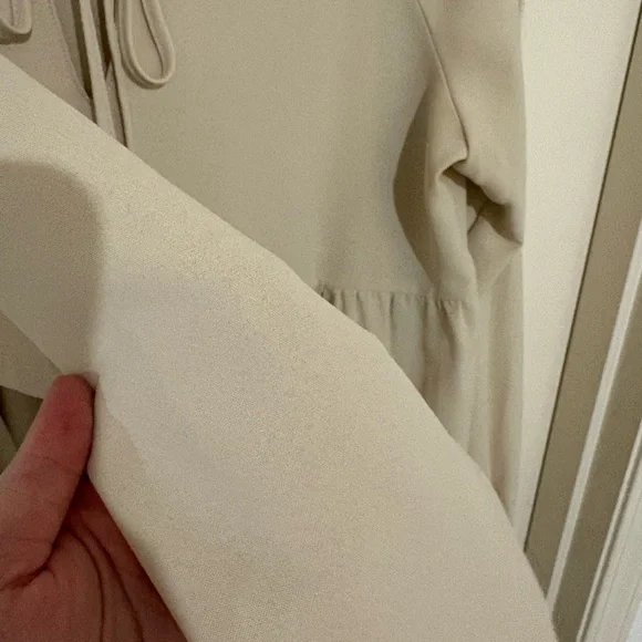 SHEIN Beige Long Sleeve Tunic/Dress - Picture 3 of 4